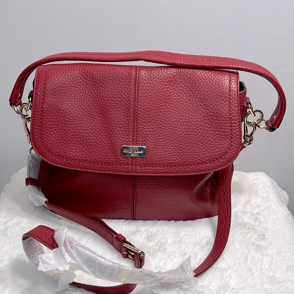 Cole Haan Red Shoulder/Crossbody Purse NWOT